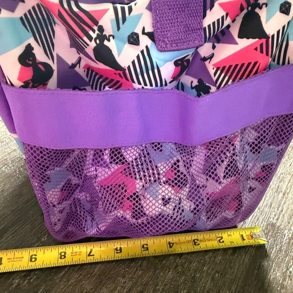 Disney Store Duffel Bag Kids Purple Princess Silhouette Dream It Do It Travel